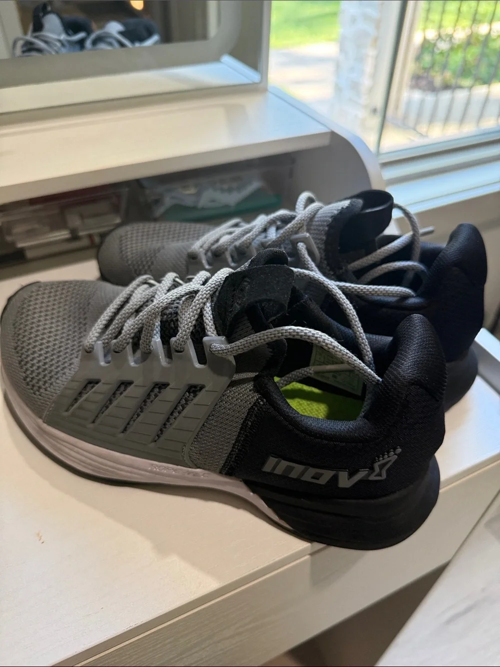 Inov-8 Women’s Grey and Black Athletic Shoes